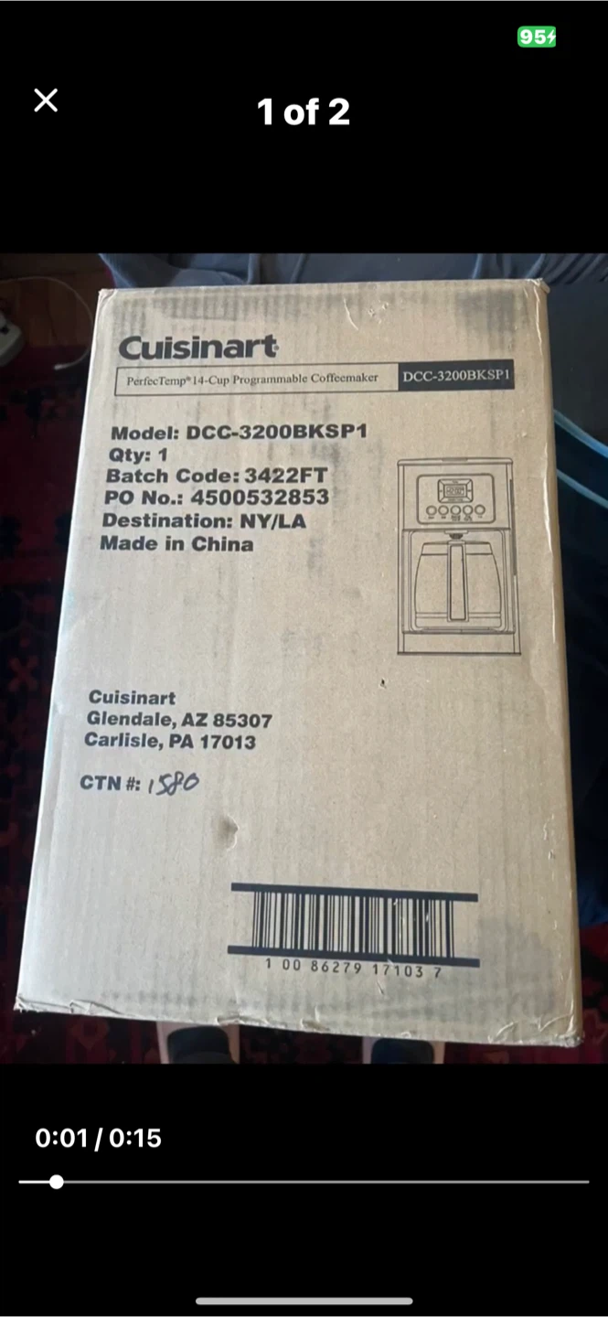 Coffeemaker DCC-3200BKSP1 - photo 2