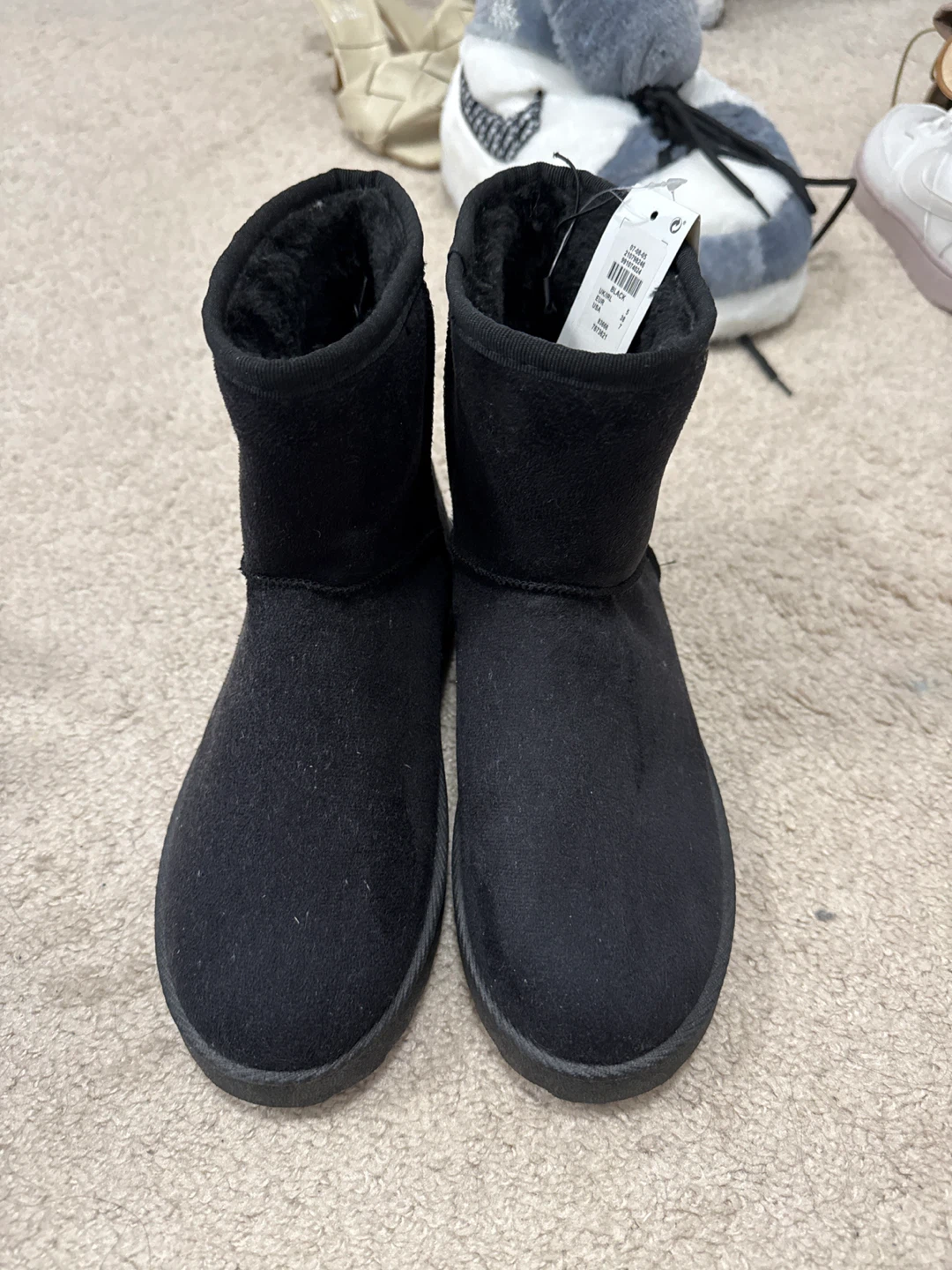 Primark Black Faux Suede Boots - Size 5 UK / 7 USA - photo 3