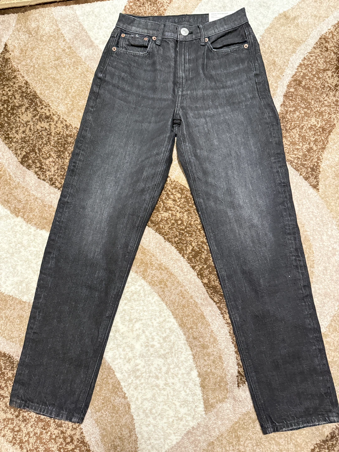 American Eagle 90's Boyfriend Jeans Size 00 Black