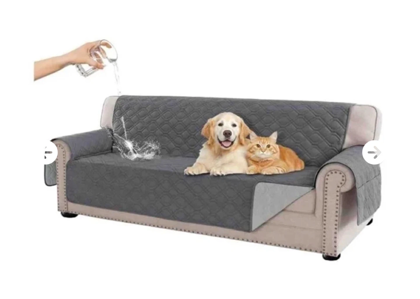 HAVERSALLTEX Sofa Cover - Grey