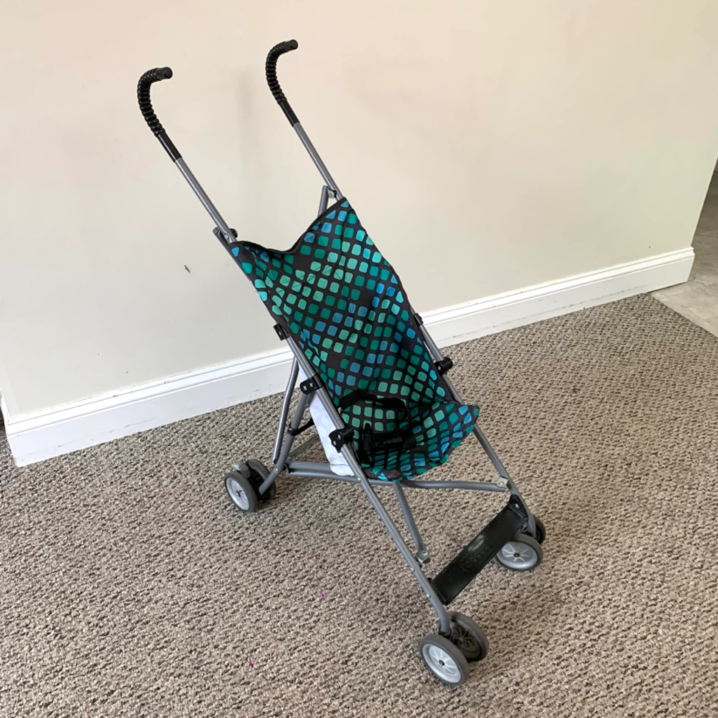 Umbrella Stroller - Lightweight - Green & Blue - Foldable