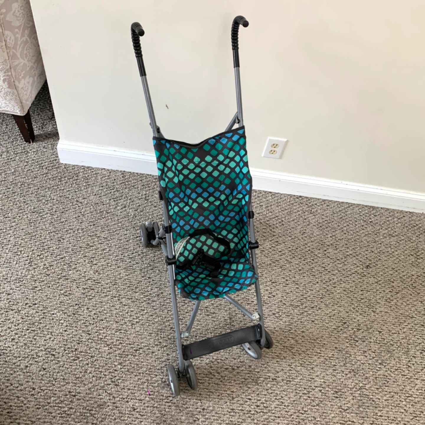 Umbrella Stroller - Lightweight - Green & Blue - Foldable - photo 2