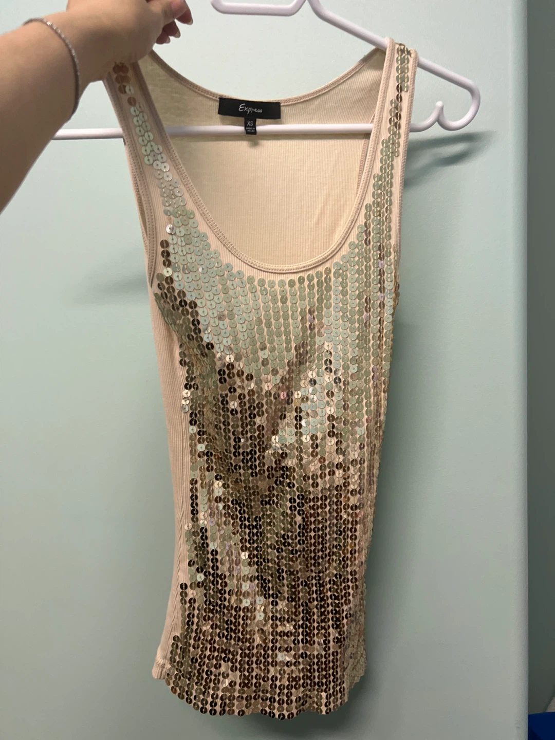 Express Sequin Tank Top XS - photo 4