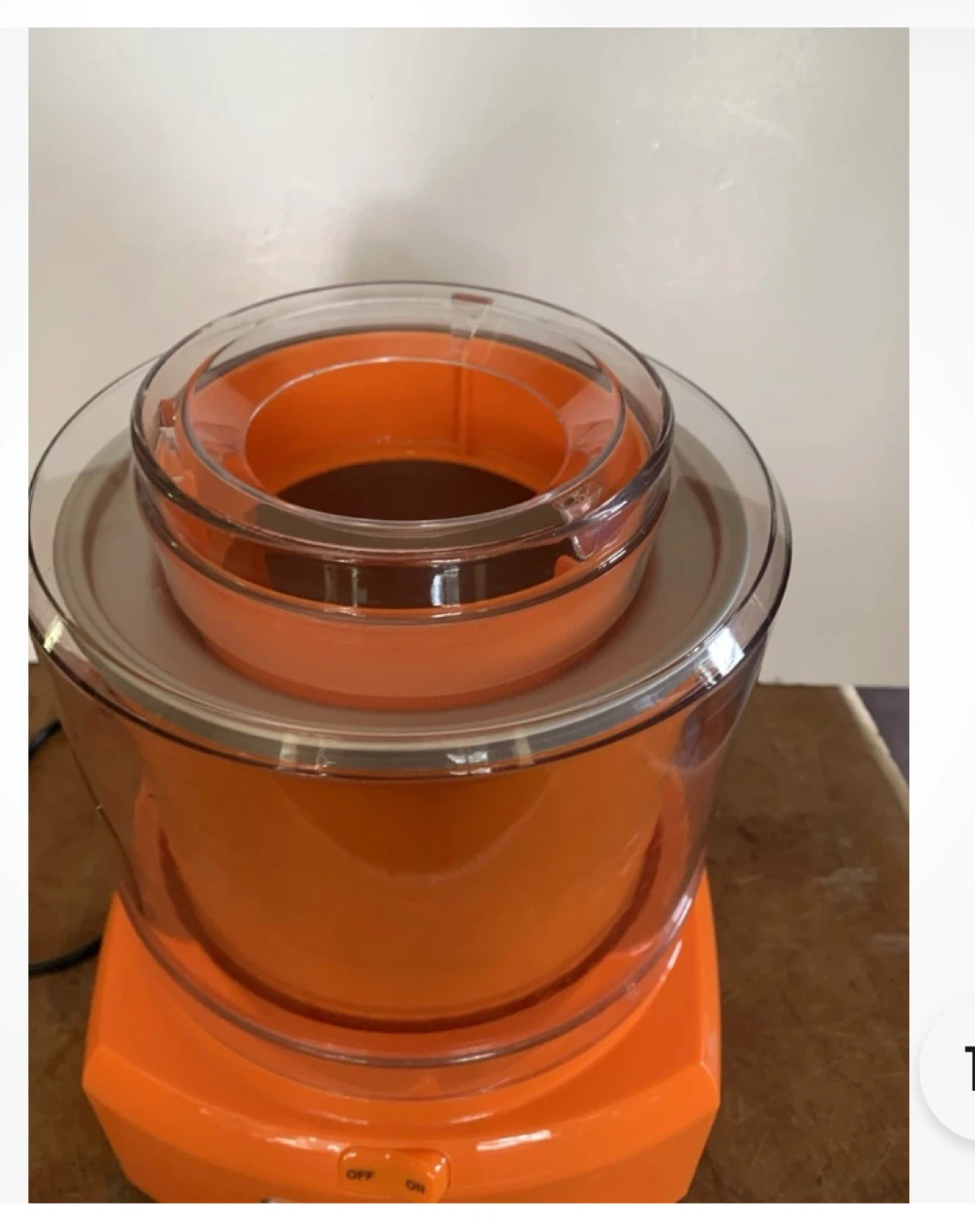 Cuisinart Orange Ice Cream Maker - photo 2