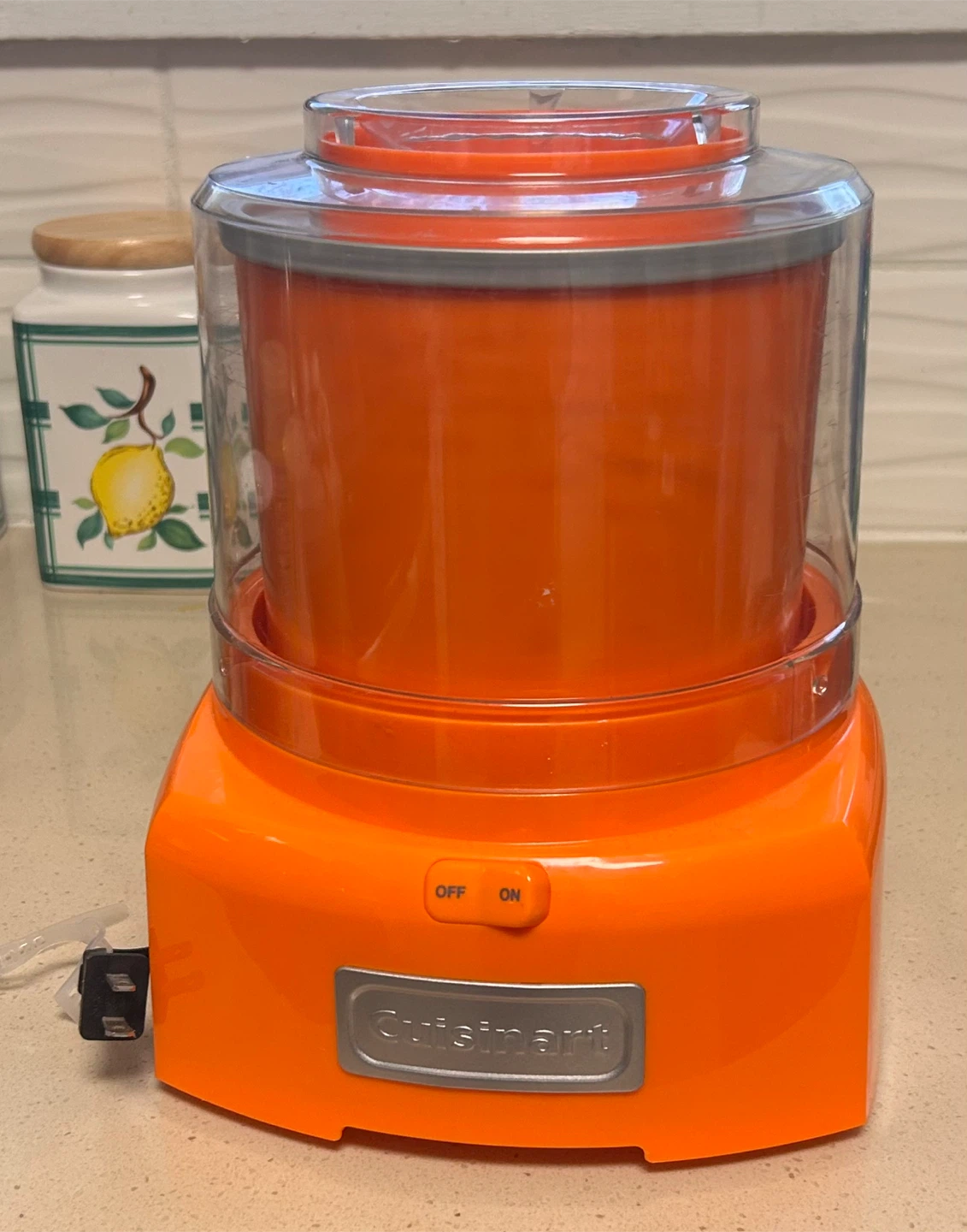 Cuisinart Orange Ice Cream Maker
