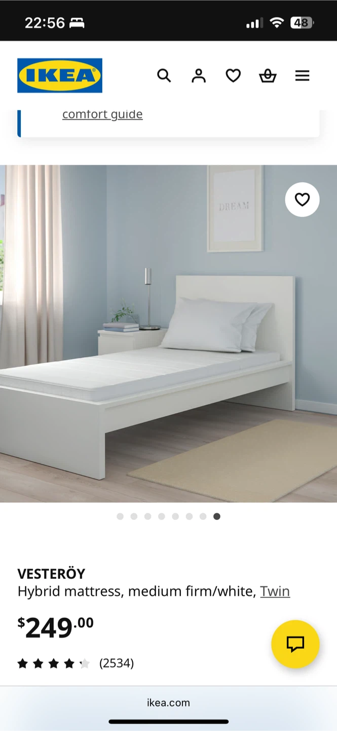 IKEA MALM High Bed Frame with 2 Storage Boxes - Twin, White - photo 2