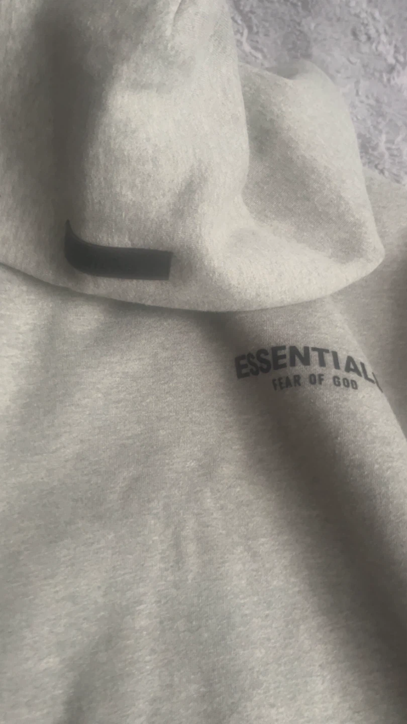 🔥 ESSENTIALS Hoodie – Dark Oatmeal (Size M) 🔥 - photo 2