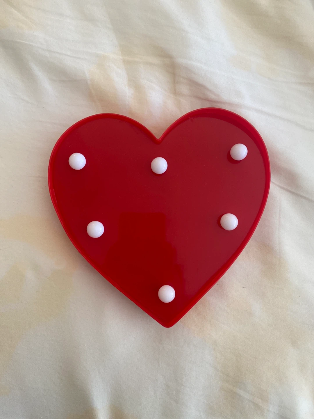 LED Red Heart Marquee Light