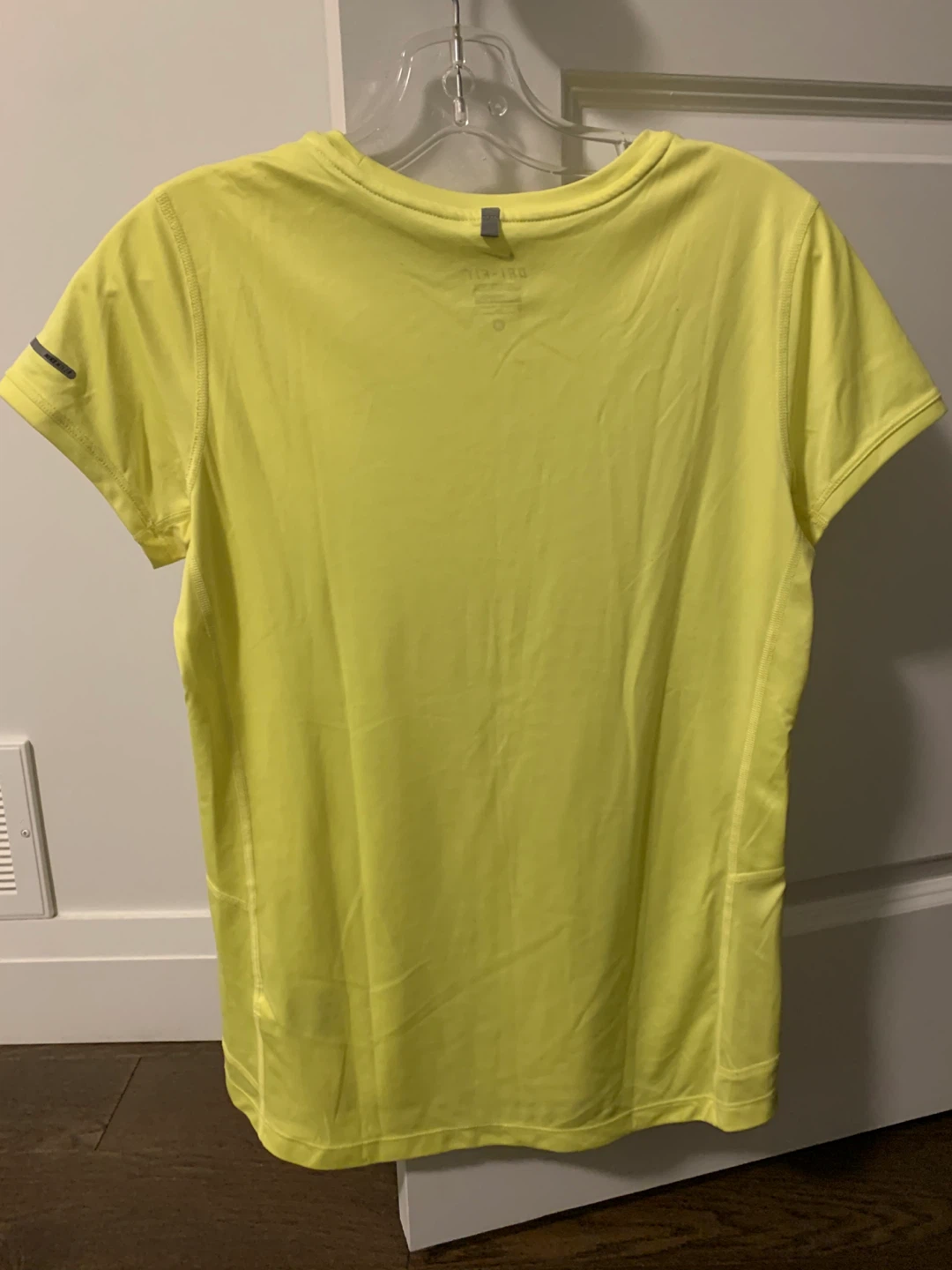 Nike Dri-FIT Running T-Shirt - Yellow - Medium - photo 3