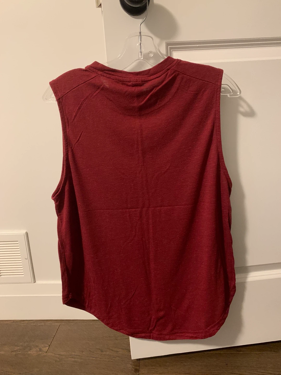 Adidas Sleeveless Tank Top - Medium - Burgundy - photo 3