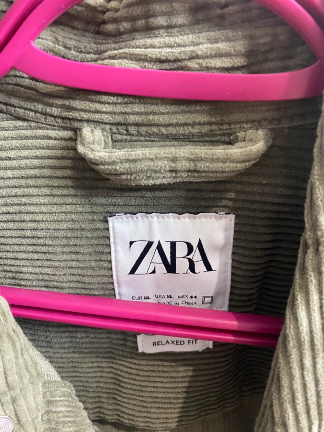 ZARA Relaxed Fit Corduroy Button-Up Shirt - photo 2