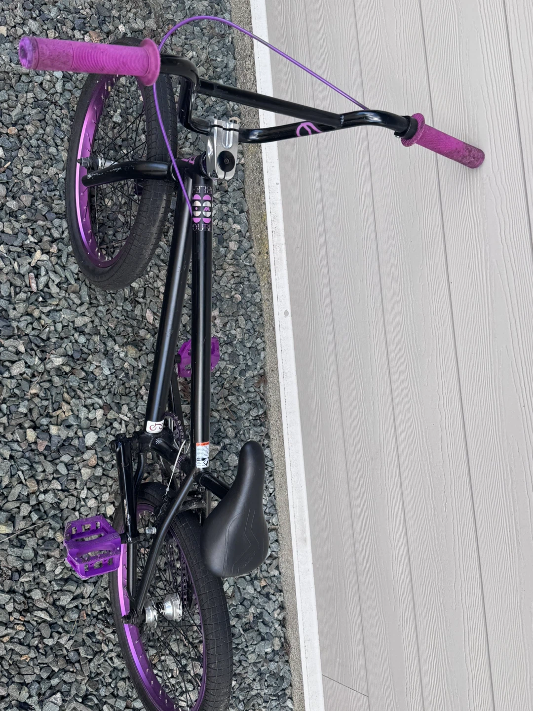 Black and Purple BMX Bike - photo 3