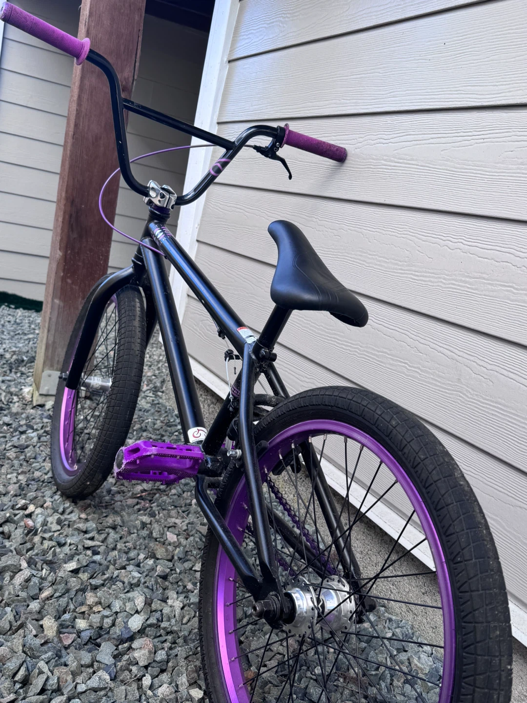 Black and Purple BMX Bike - photo 4