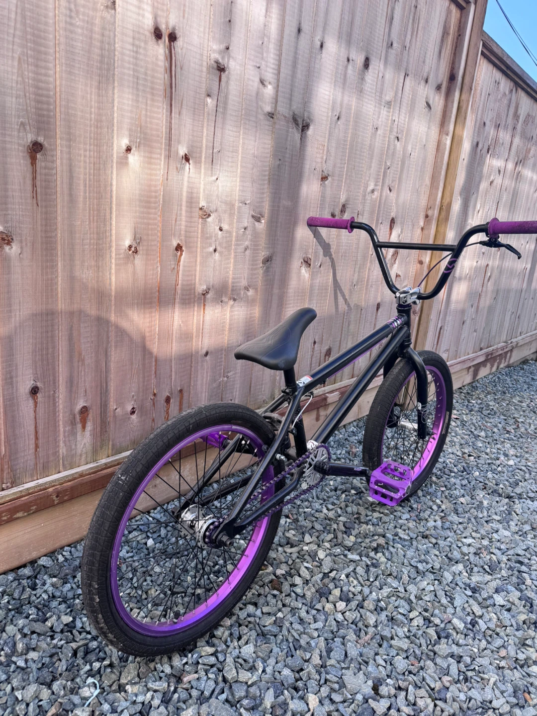 BMX Bike - Black with Purple Accents - photo 2
