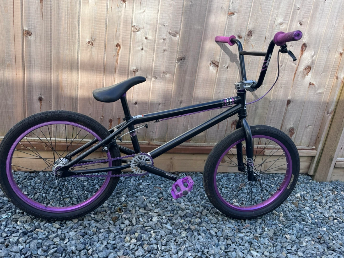 BMX Bike - Black with Purple Accents - photo 4