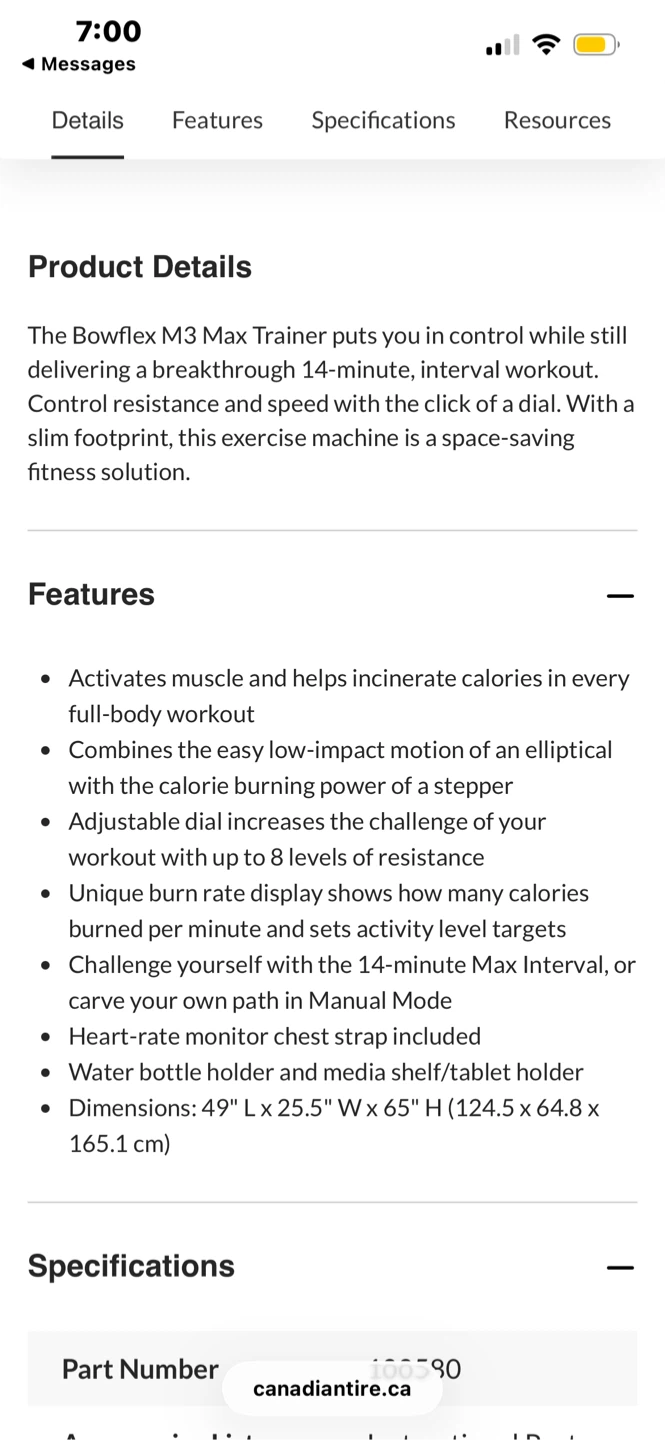 NEW Bowflex M3 MAX Elliptical Machine/Trainer - photo 2