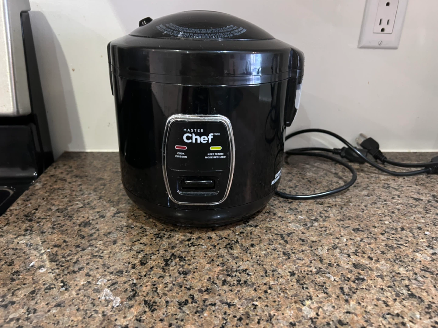 Master Chef Black Rice Cooker