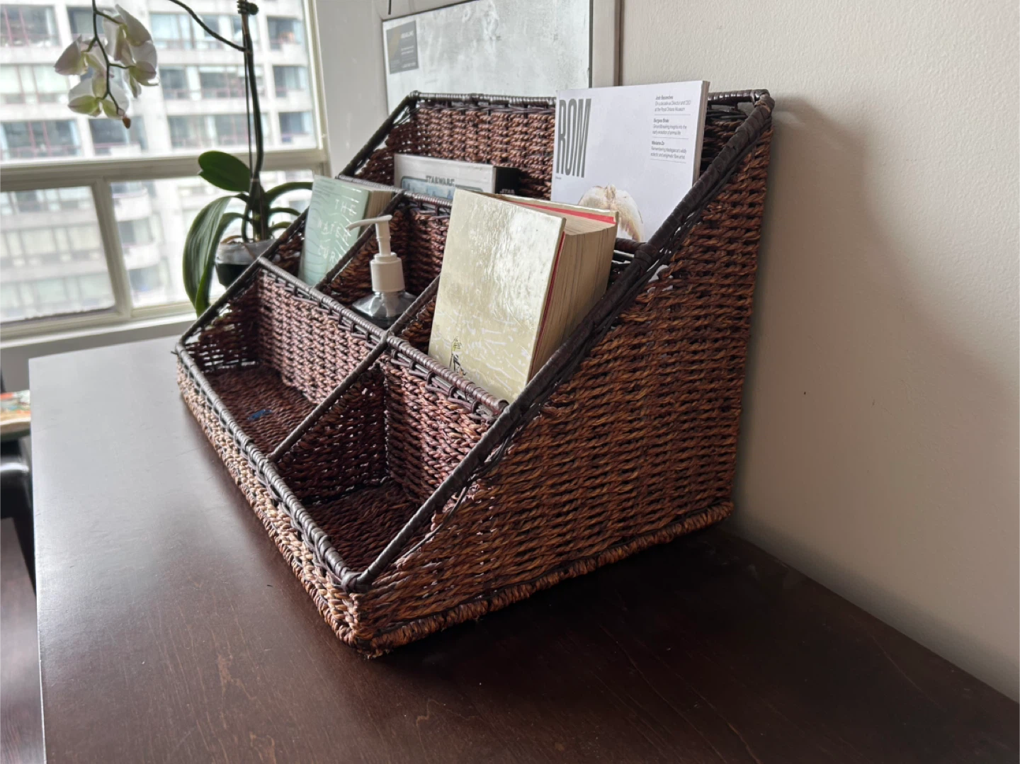 Woven Desktop Organizer Caddy