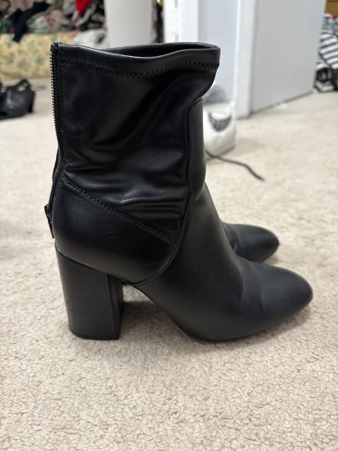 Black Heeled Ankle Boots by Revamped by Sirens - photo 2