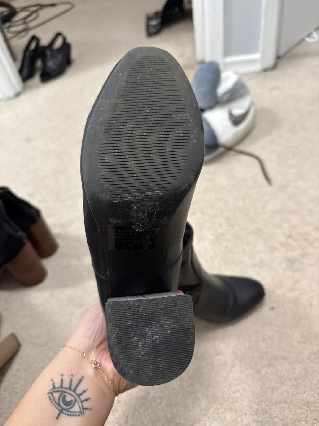 Black Heeled Ankle Boots by Revamped by Sirens - photo 5