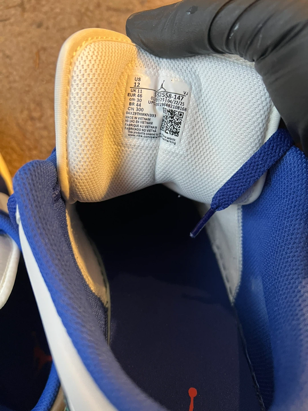 Nike Air Jordan 1 Low Royal Green Sneakers - photo 3