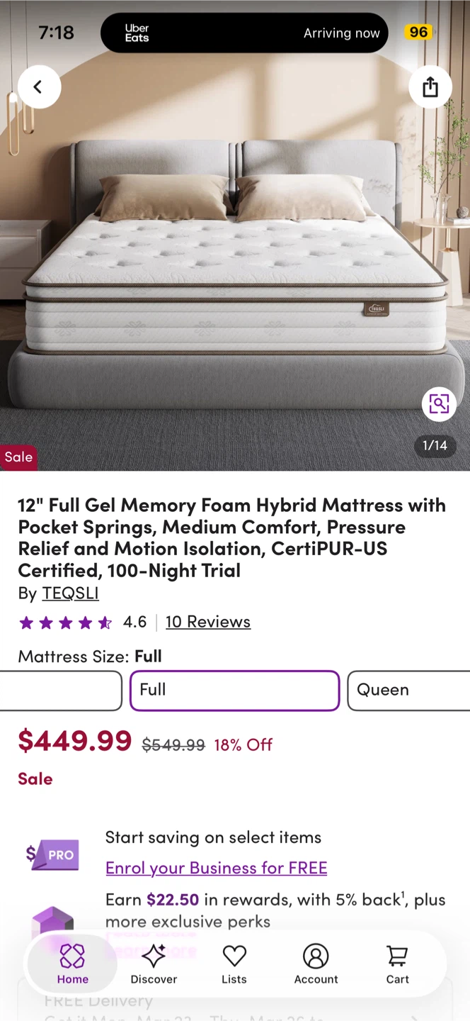 12" Full Gel Memory Foam Hybrid Mattress - photo 3
