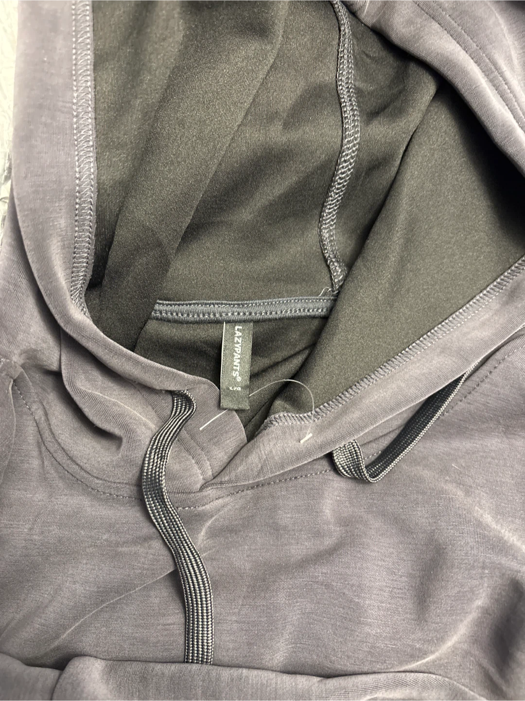 Ladies LAZYAF PANTS Grey Hoodie Size L - photo 2