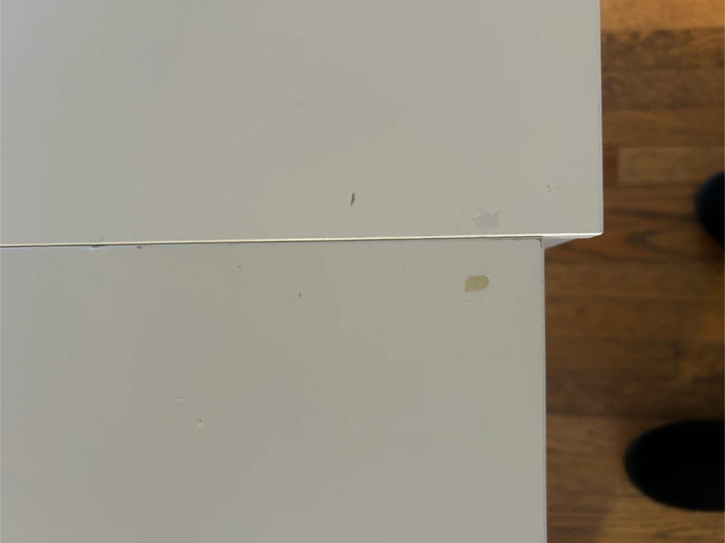 White IKEA Alex style drawer units - photo 5
