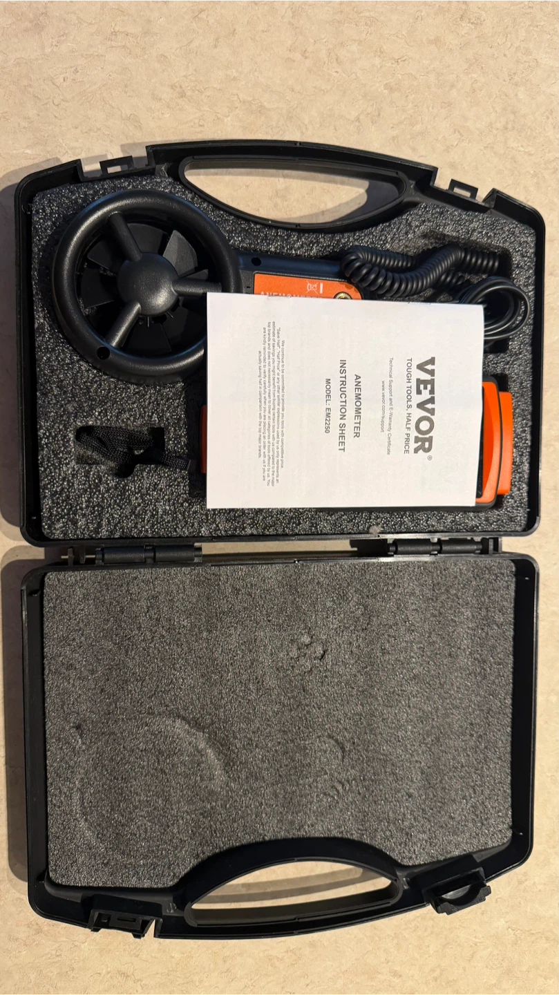 Vevor EM2250 Anemometer Kit with Case - photo 2