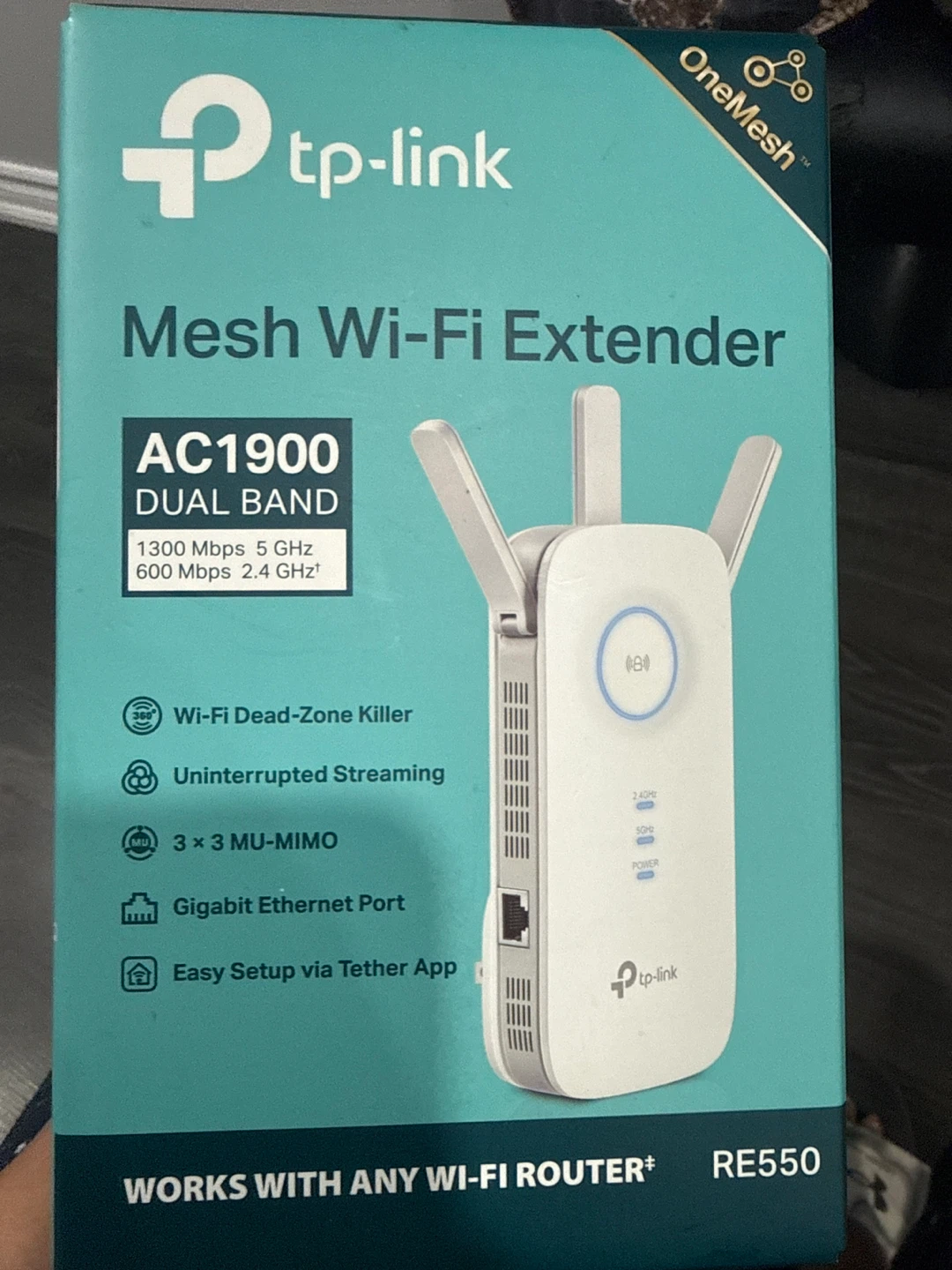 TP-Link AC1900 Mesh Wi-Fi Extender RE550