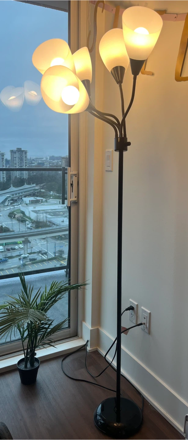 HonoDing Floor Lamp with 5 Lights