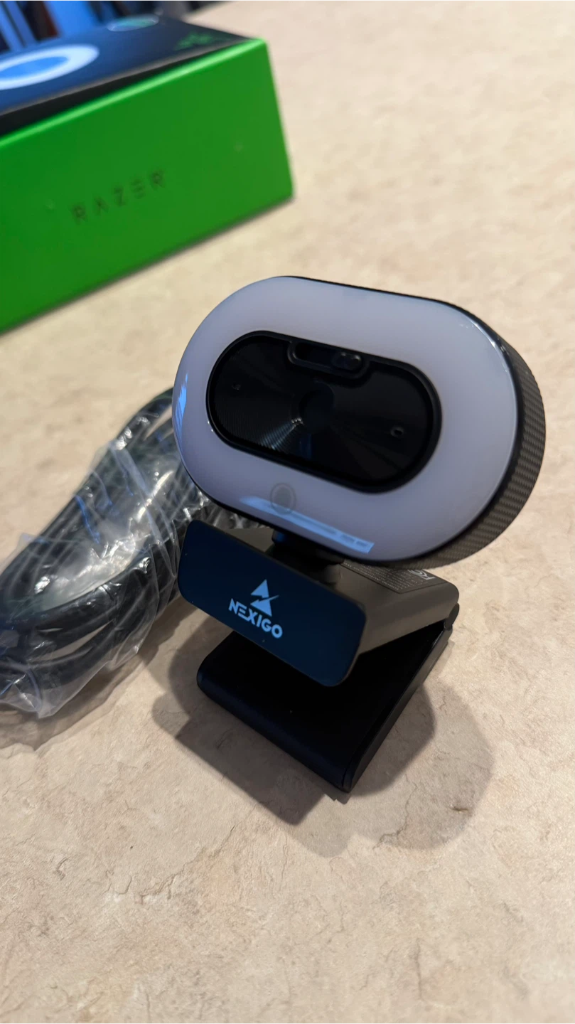 Nexigo Webcam with Ring Light