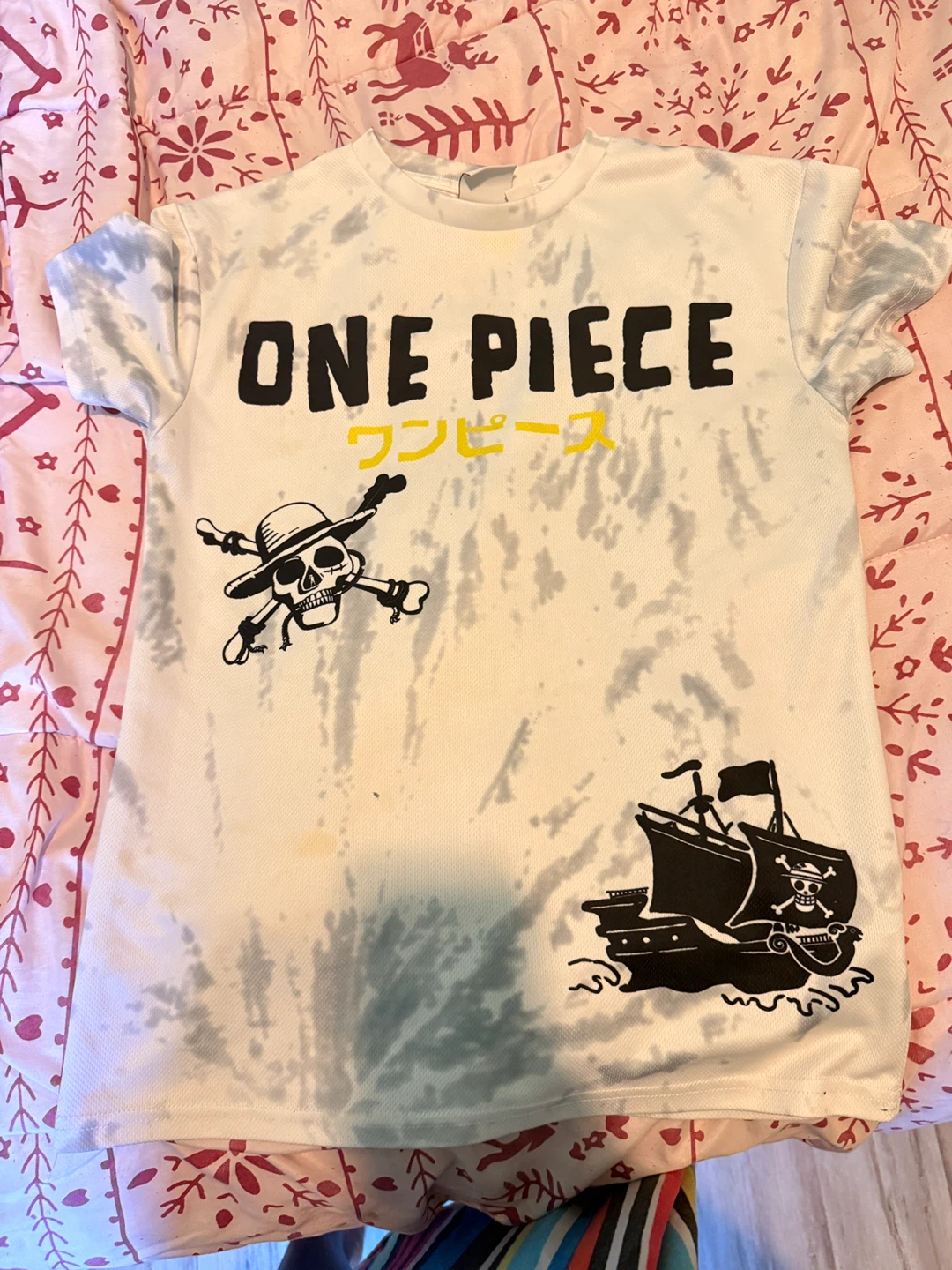 One Piece Graphic T-Shirt - Size 11-12 Yrs