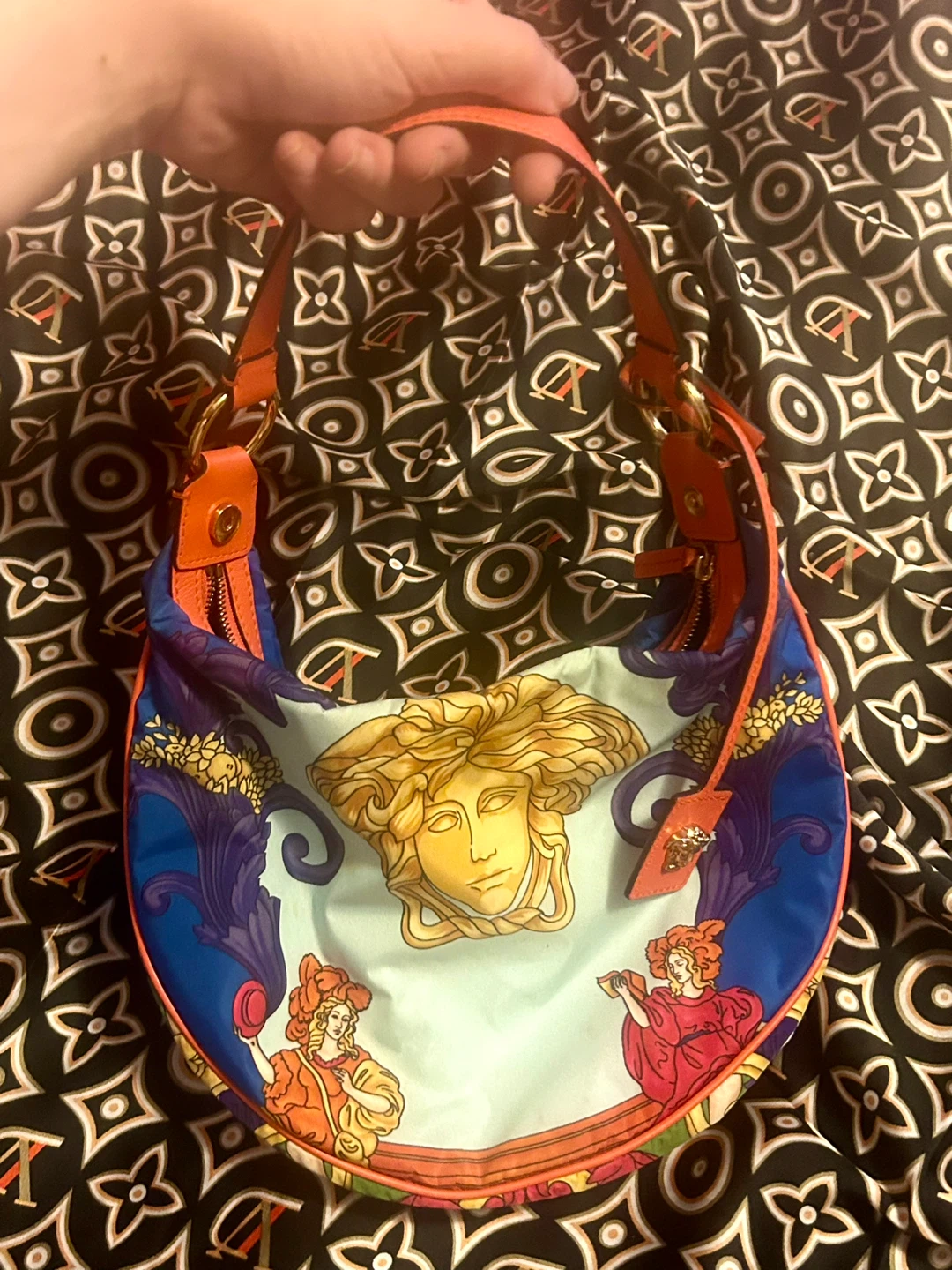 Versace Medusa Renaissance Hobo Shoulder Bag