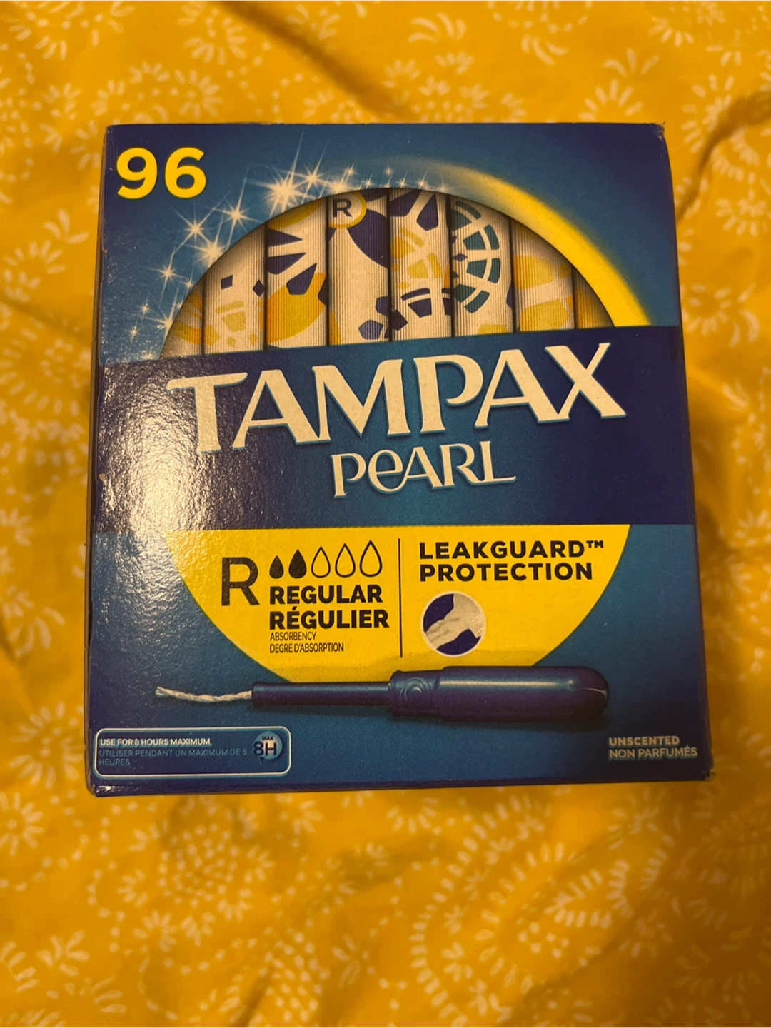 Unopened, new Tampax Pearl Tampons - 96 count - photo 2