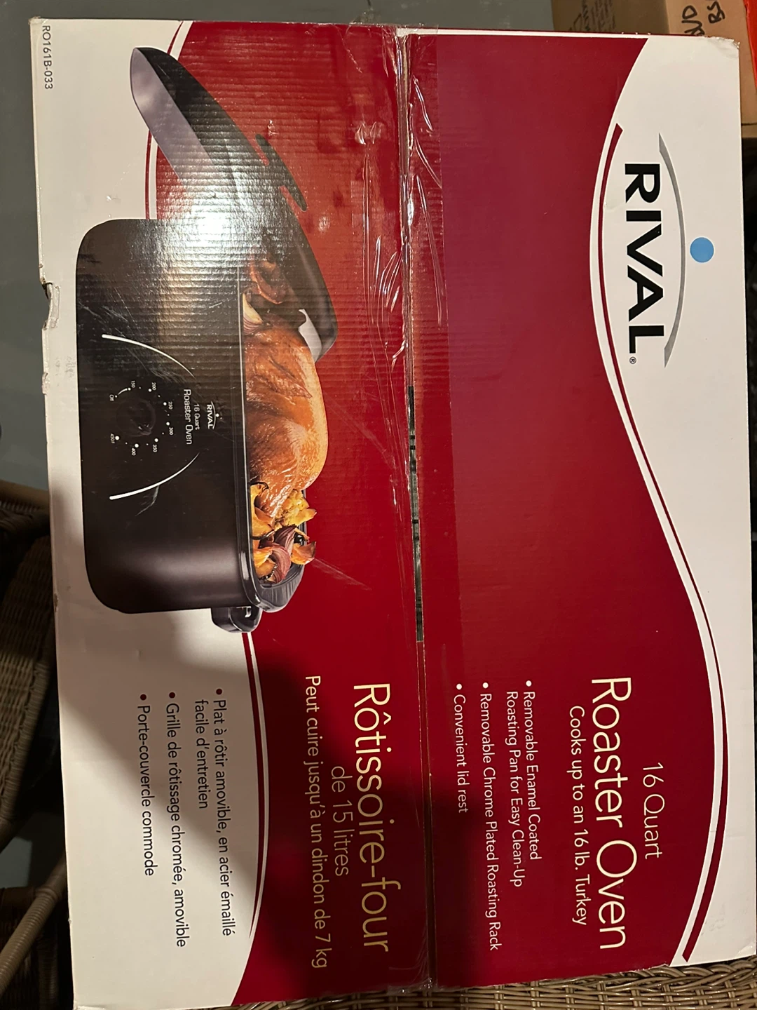 Brand New Rival 16 Quart Roaster Oven (Never Used) - photo 3