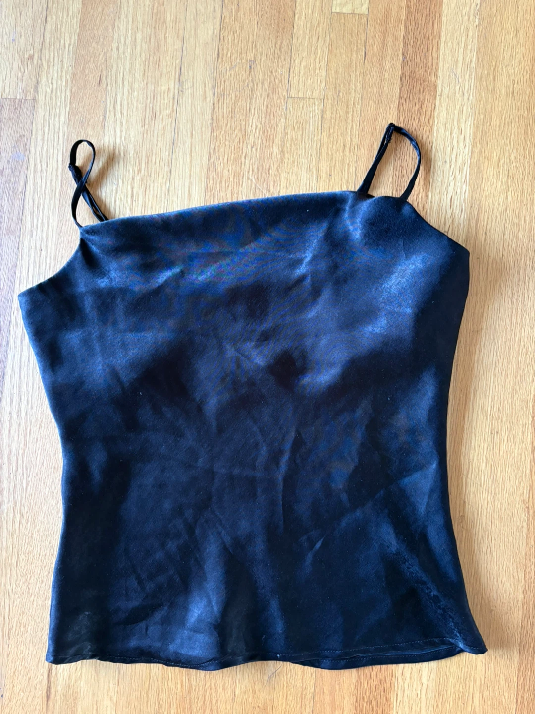 Joe Fresh Black Satin Camisole Top S/P