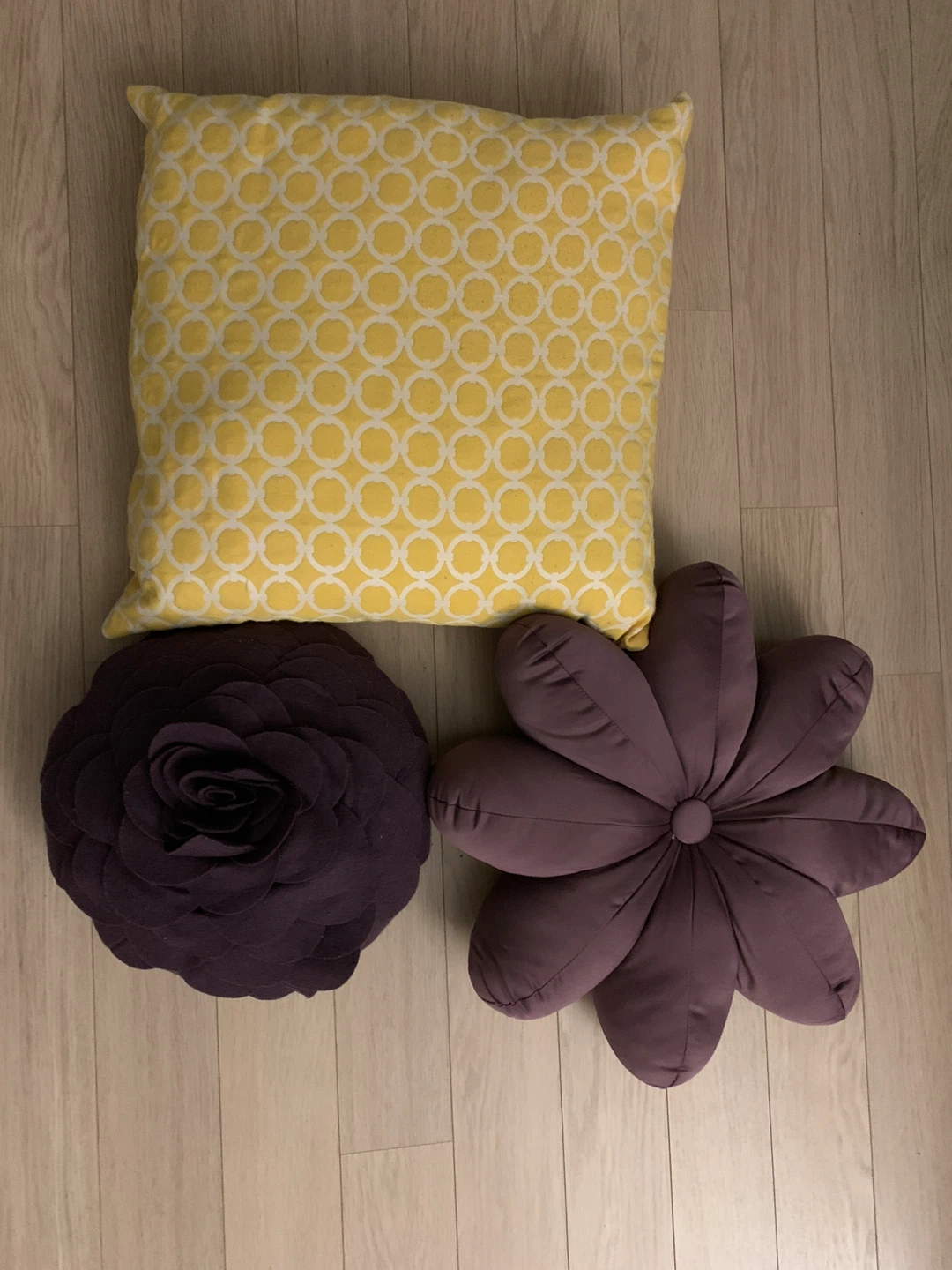 Set of 3 Decorative Throw Pillows