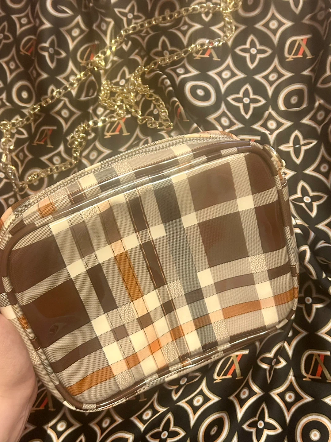 PLAID CROSSBODY BAG NEW WITH TAGS