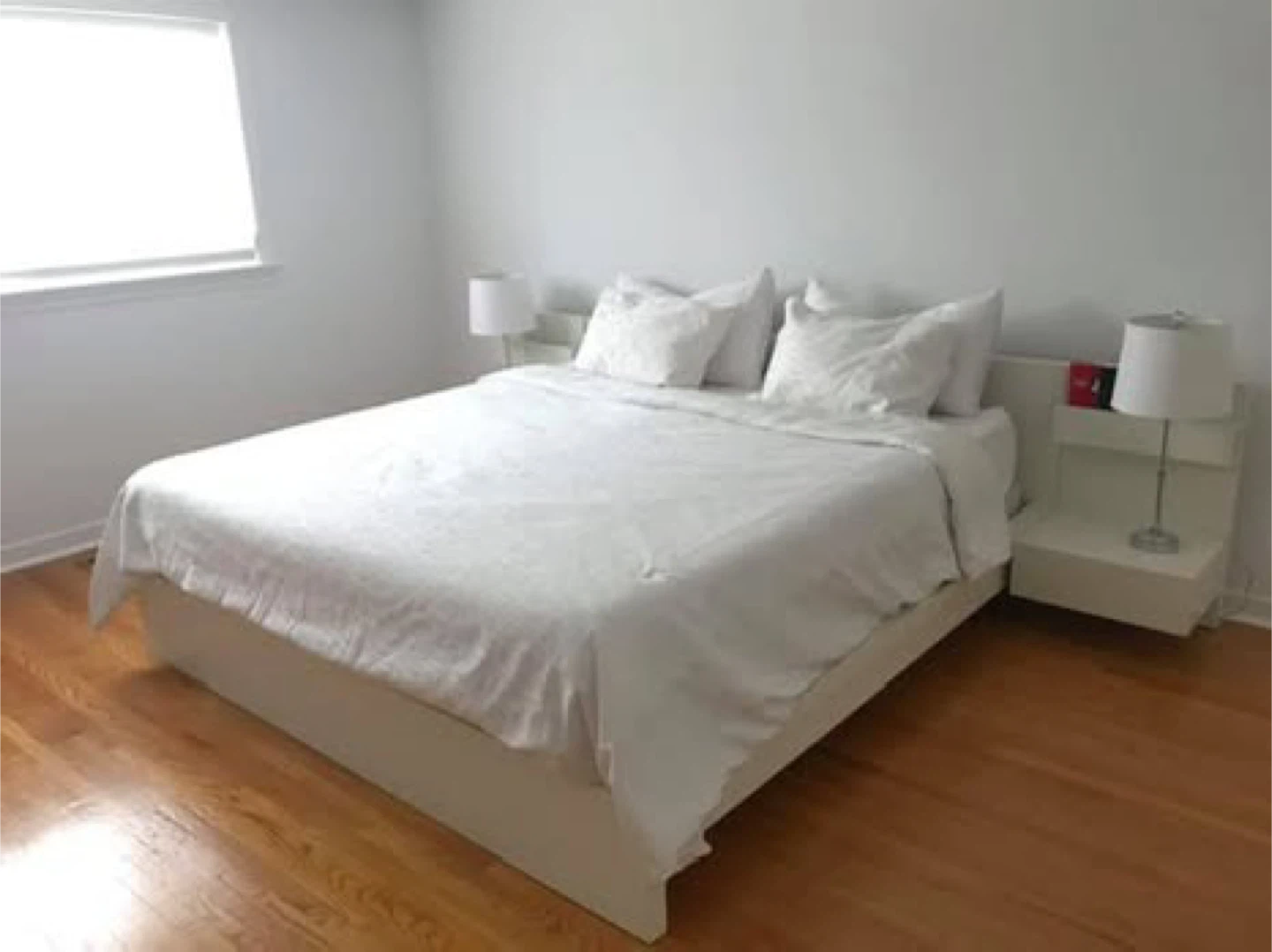 King bed frame + nightstands + Tempur-pedic mattress