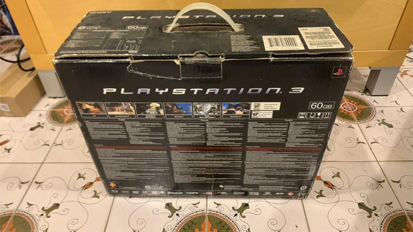 Rare PS3 Console CechA01 + Original Box - photo 5