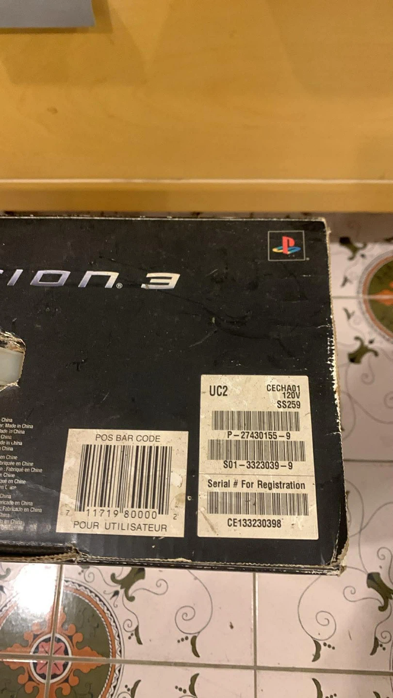Rare PS3 Console CechA01 + Original Box - photo 3