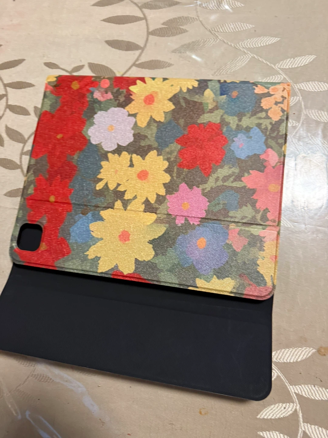 Floral Cat Tablet Case Cover - photo 3