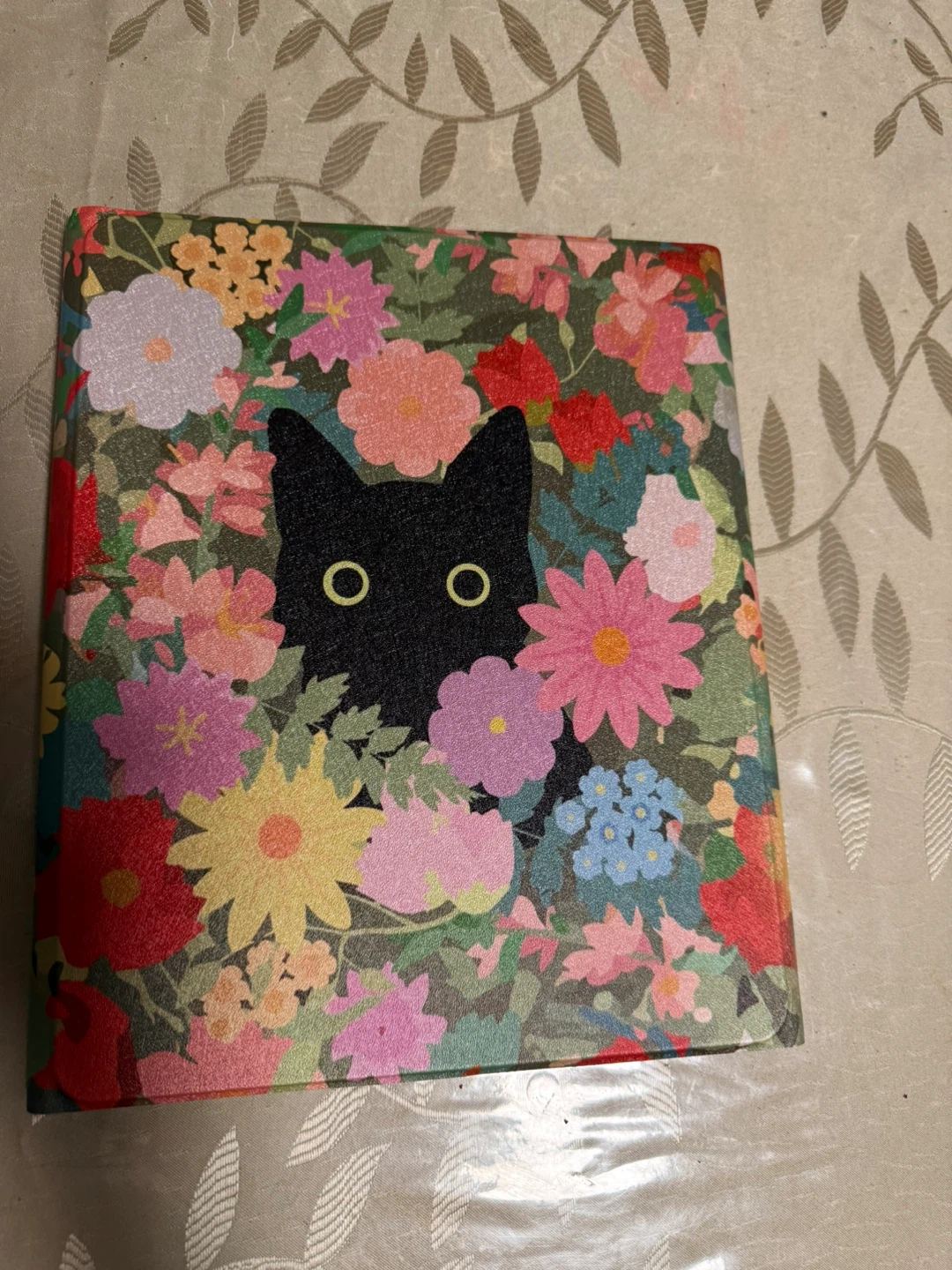 Floral Cat Tablet Case Cover