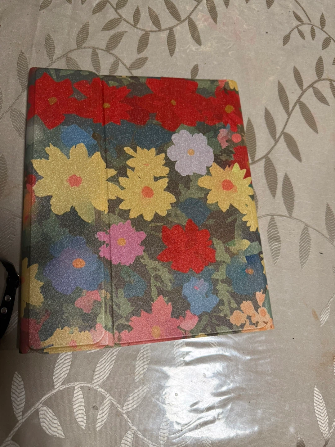 Floral Cat Tablet Case Cover - photo 2