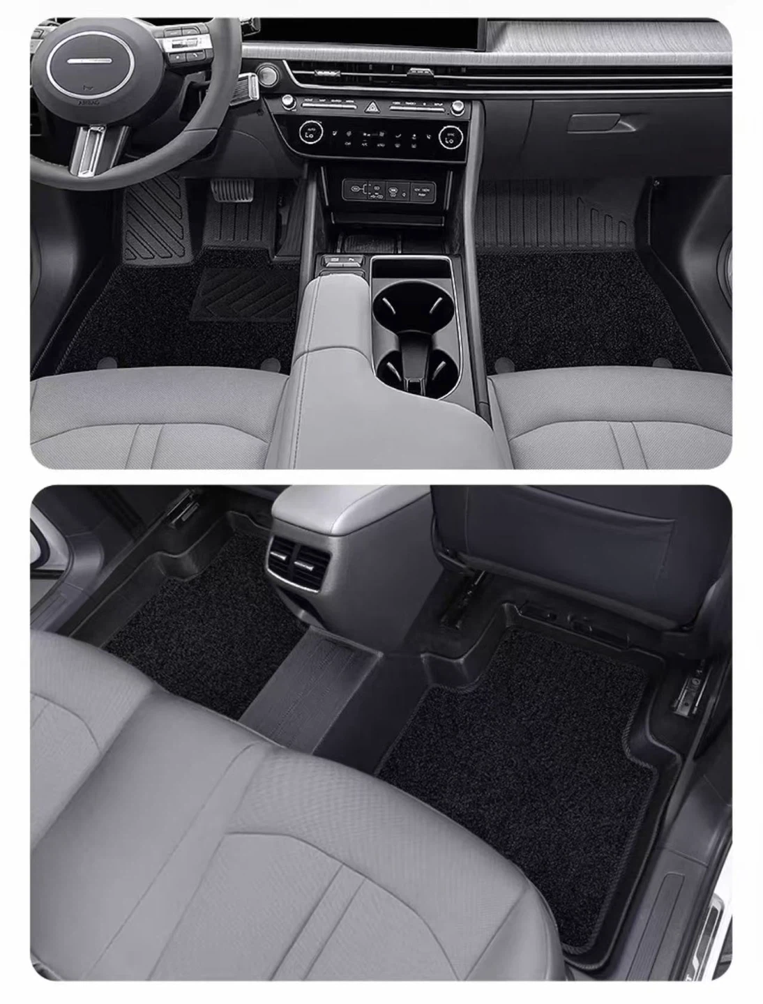 Hyundai Black Car Floor Mats - photo 3