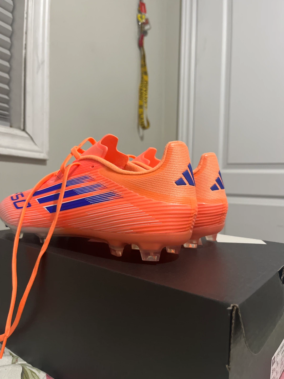 Adidas X Speedflow Soccer Cleats - Size 8.5 - Orange/Blue - photo 2