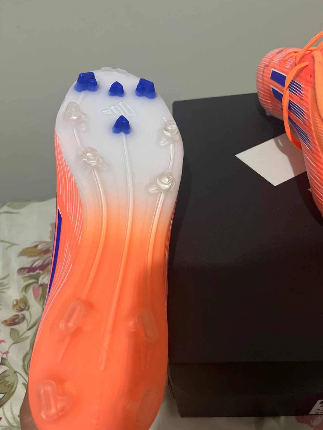 Adidas X Speedflow Soccer Cleats - Size 8.5 - Orange/Blue - photo 3
