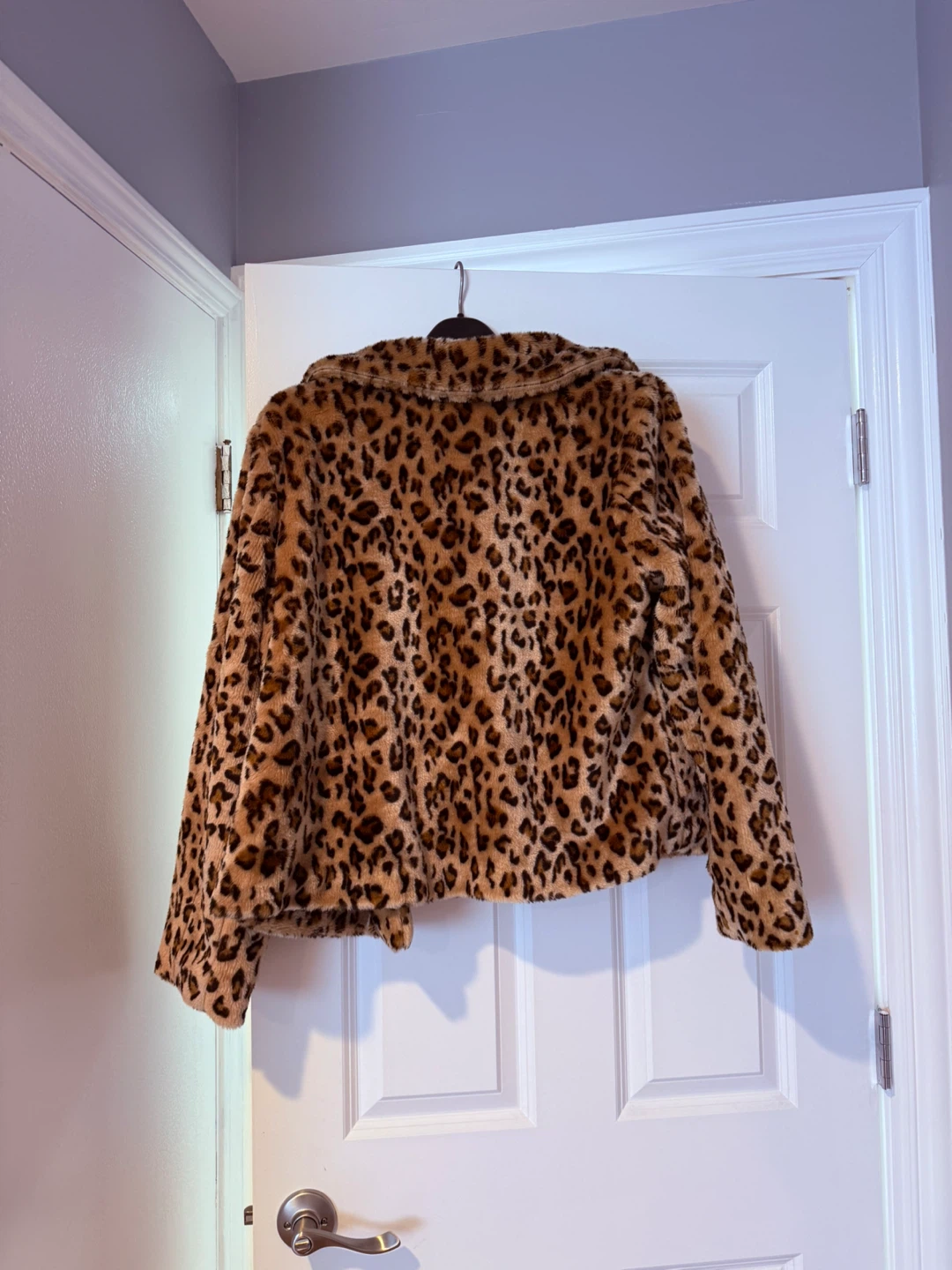 American Rag Leopard Print Faux Fur Jacket - photo 2
