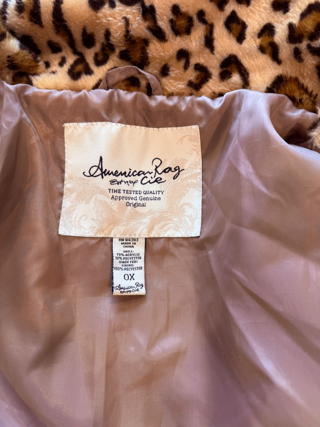American Rag Leopard Print Faux Fur Jacket - photo 3